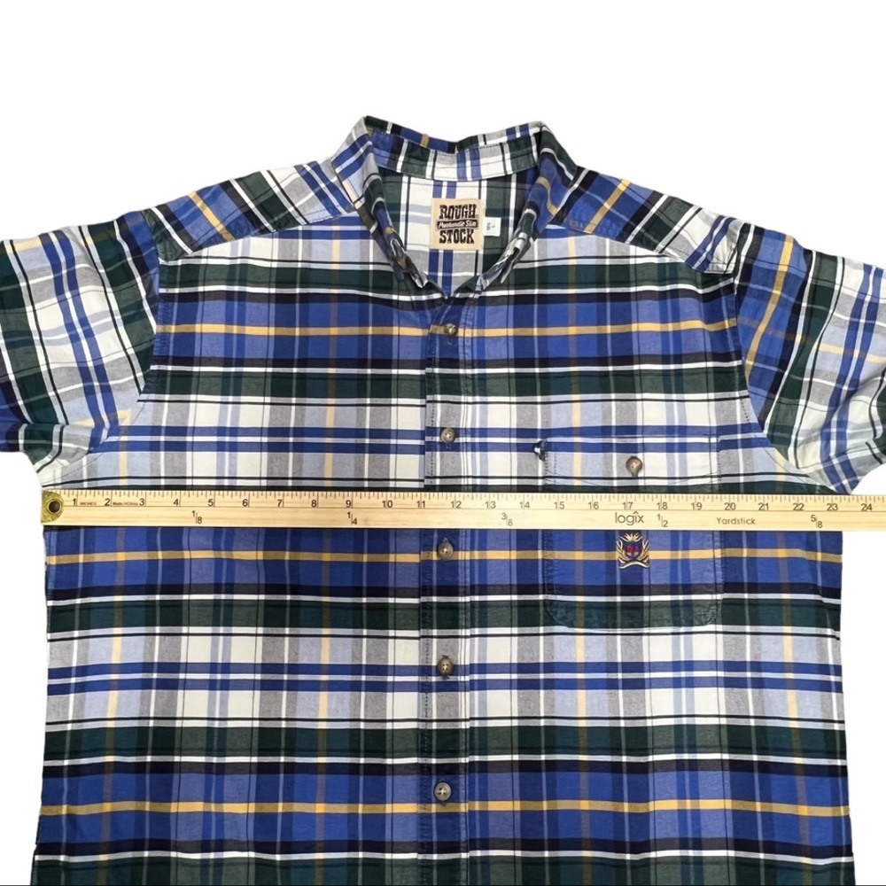 Panhandle Slim Rough Stock Western Button Down Shirt Large 16.5 Long Sleeves - Picture 12 of 13